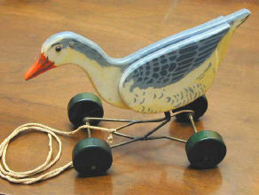 vintage wooden pull toys