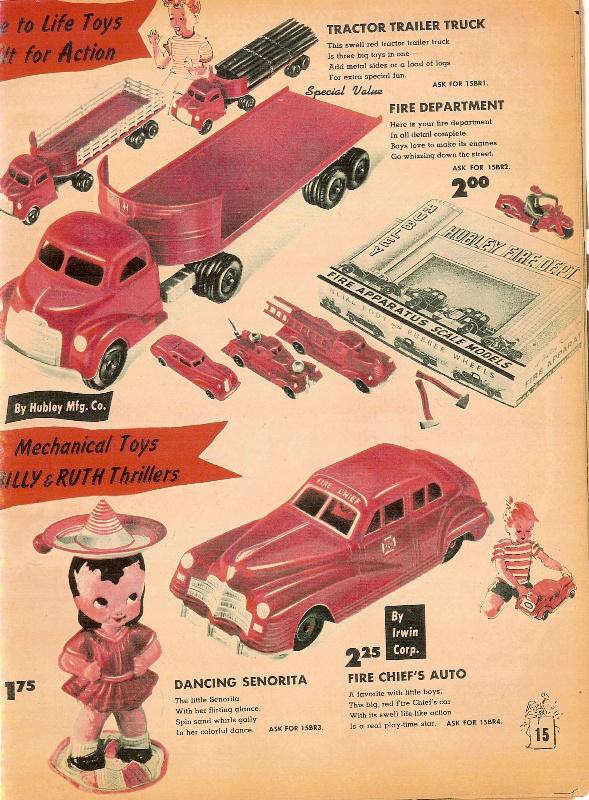 hubley toy catalog